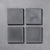 Small Old Iron Tile Tiles - Handmade